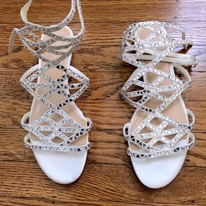 BHLDN Vince Camuto Wedding Sandals Sz 10